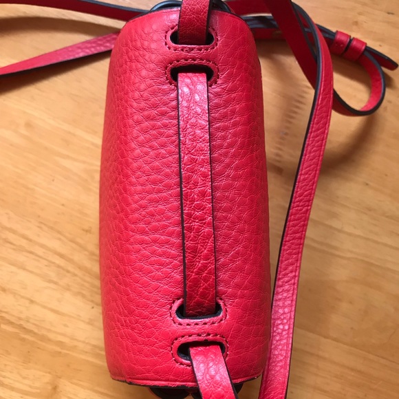 J. Crew Red Mini Rider Bag - Picture 6 of 8
